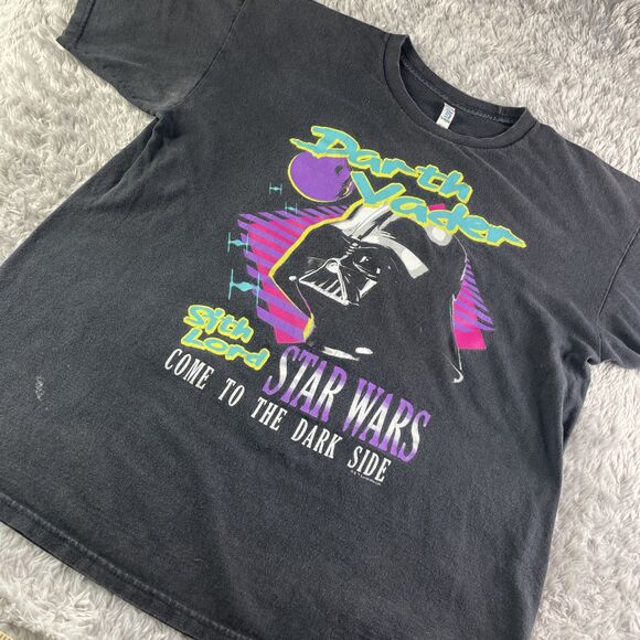 Star Wars Darth Vader Shirt Mens Extra Large Black Sith Lord Dark Side Retro Y2k - Picture 1 of 11